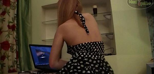  Nice Dress And Hot Mini String Panties